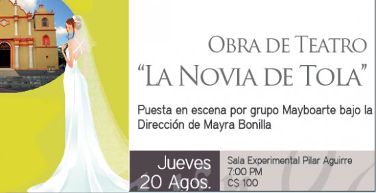 La Novia de Tola (ViaNica.com Events Calendar)